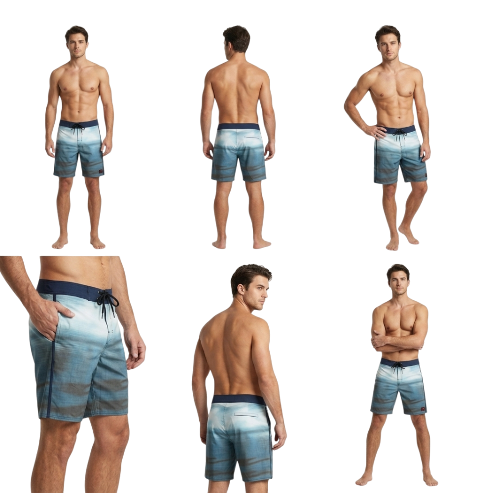 Short De Playa Caballero Marca Movi