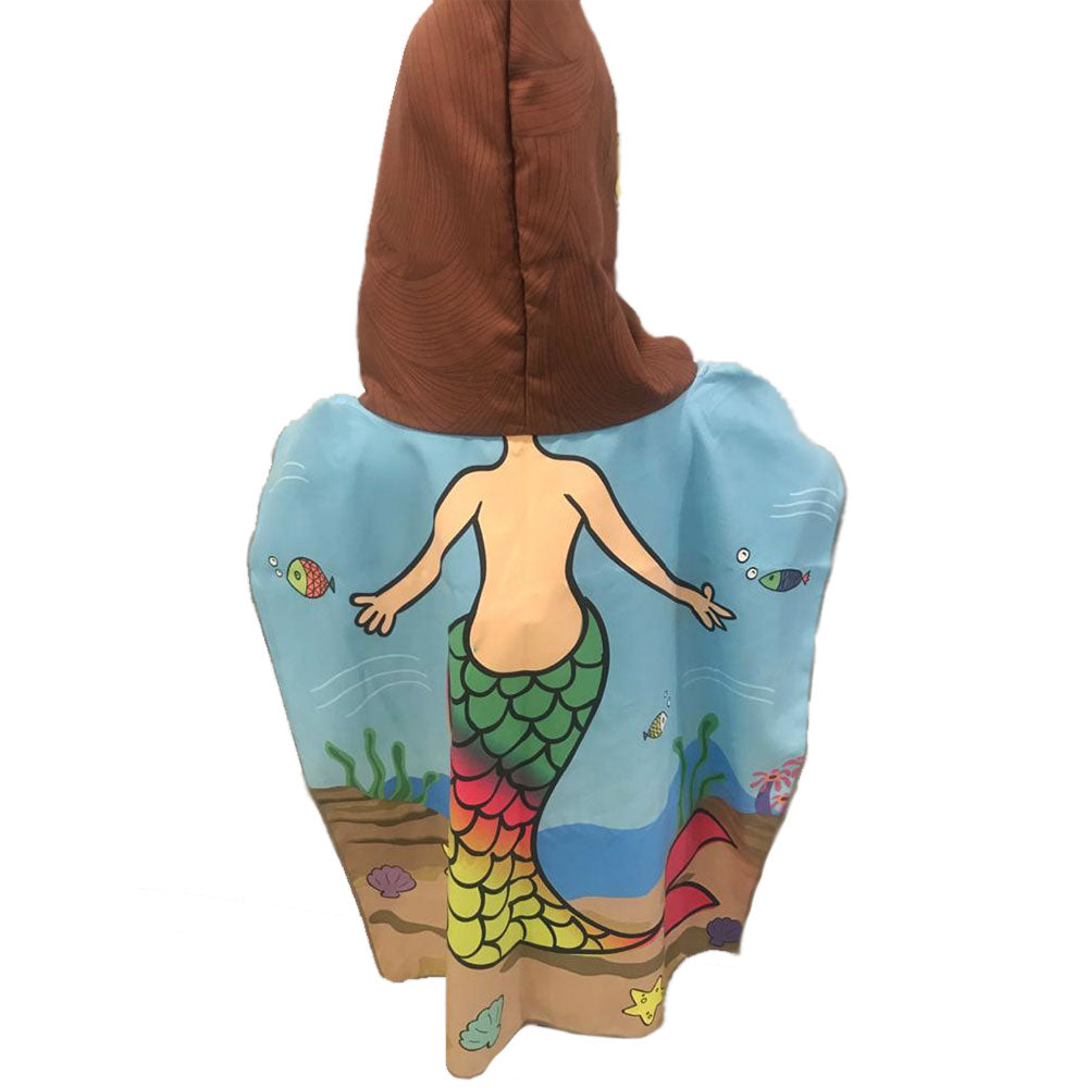 Poncho Personaje Microfibra Niños Triton