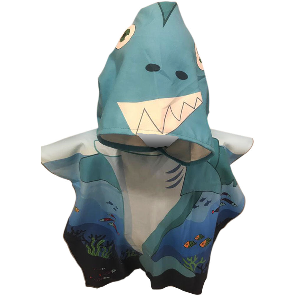 Poncho Personaje Microfibra Niños Triton