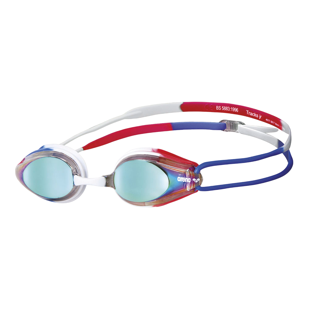 Goggle Jr Mirror Natación Entrenamiento Tracks Arena