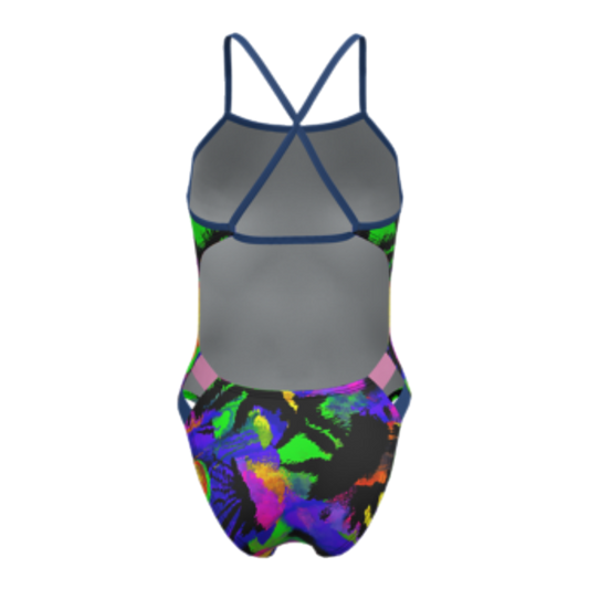 Traje De Baño Dama Print Twist Speedo