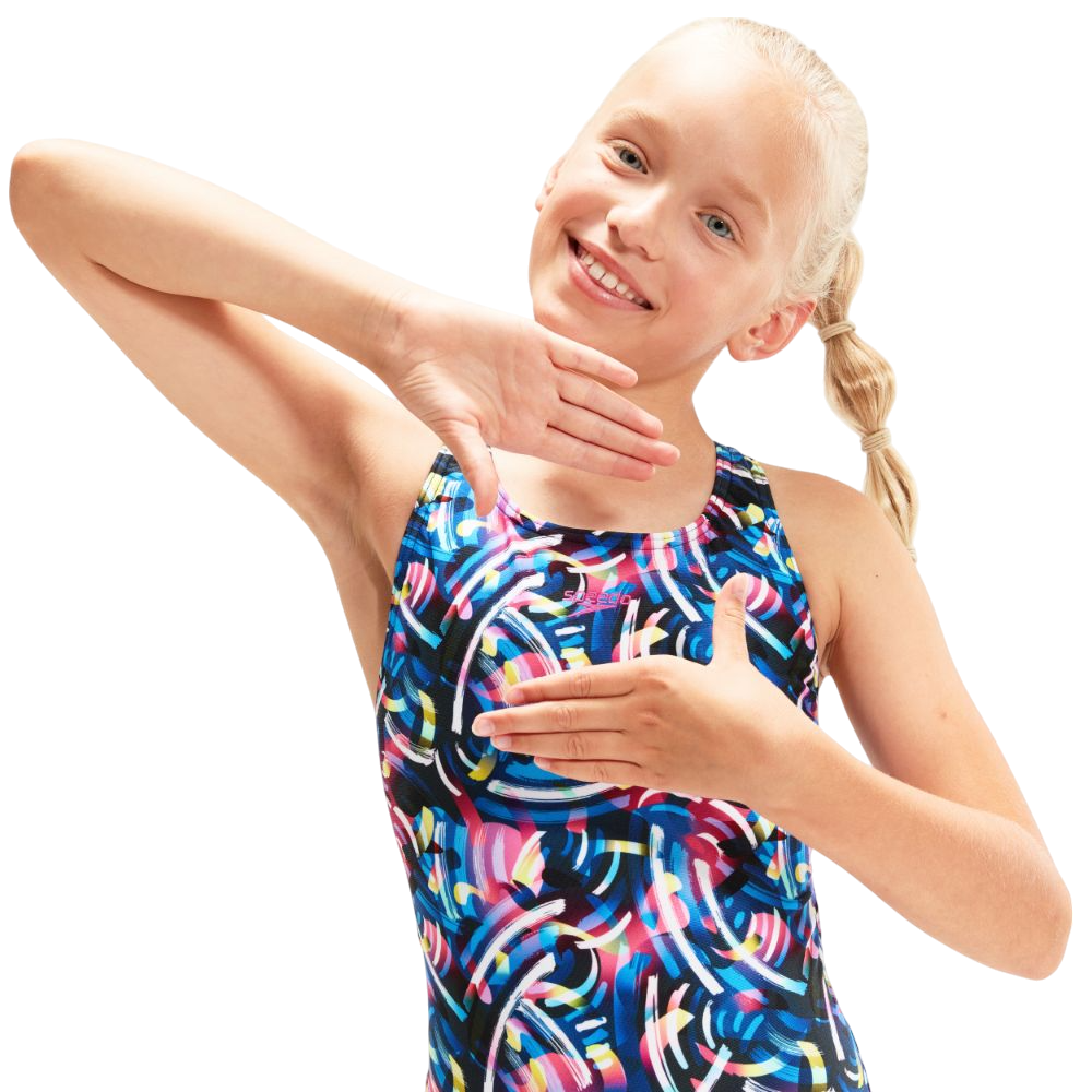 Traje De Baño Niña Digital Allover Speedo