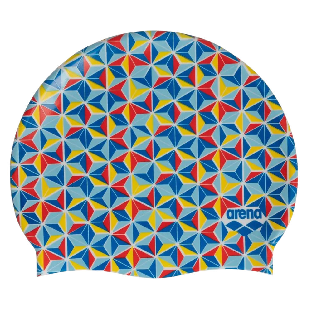 Gorra Natación Print Infantil Entrenamiento Arena