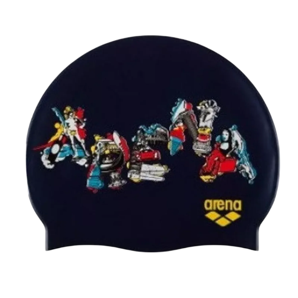 Gorra Natación Print Infantil Entrenamiento Arena