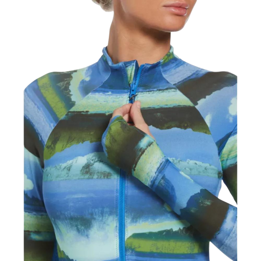 Traje De Baño Dama Lonk Sleve Manga Larga Nike