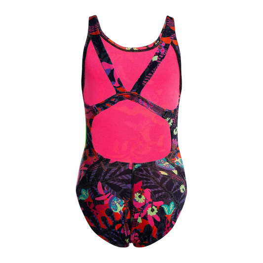 Traje De Baño Estampado Niña Nike