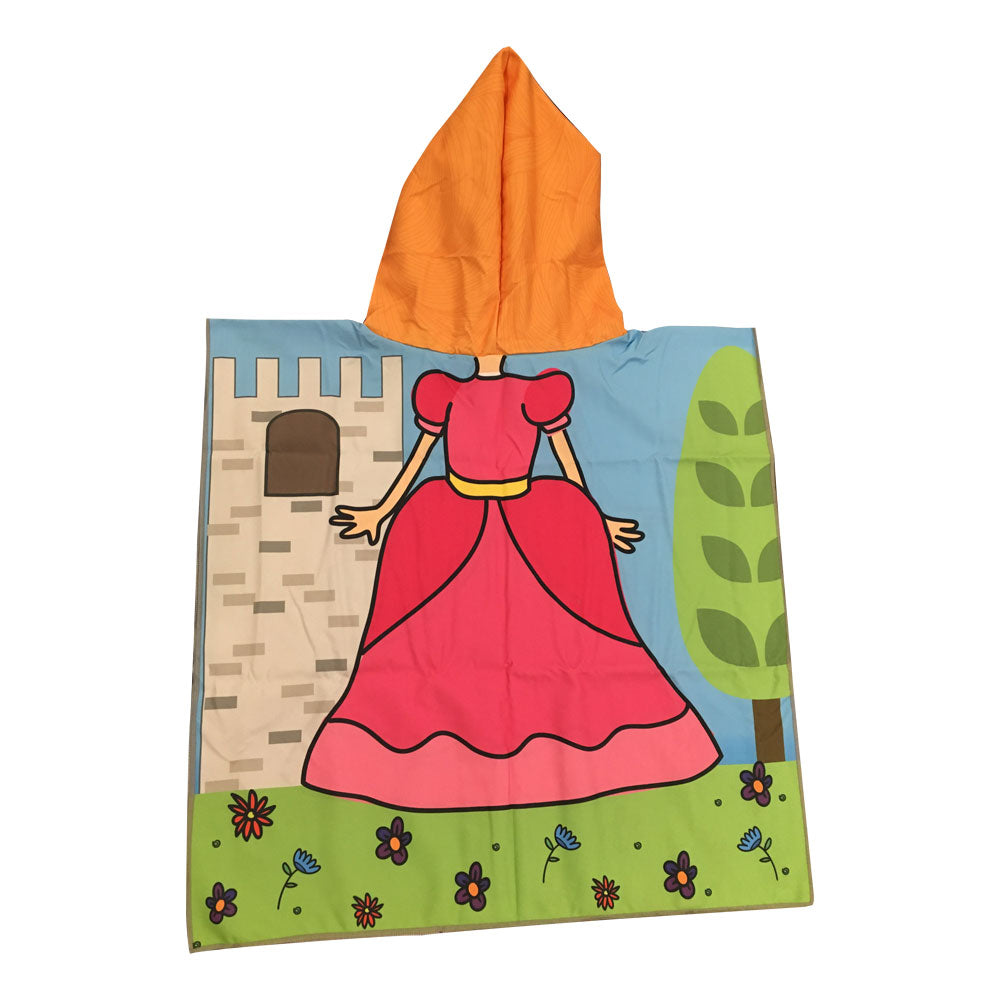 Poncho Personaje Microfibra Niños Triton