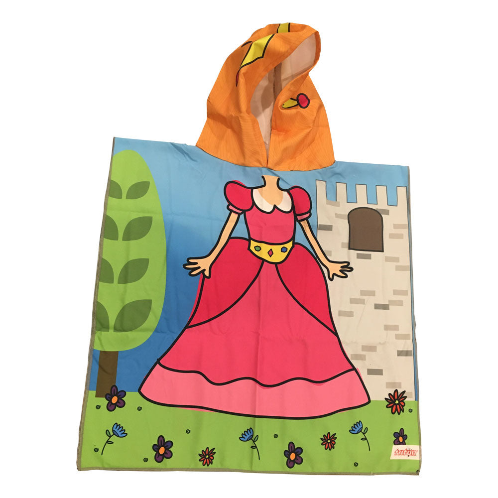 Poncho Personaje Microfibra Niños Triton