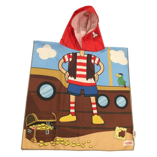 Poncho Personaje Microfibra Niños Triton