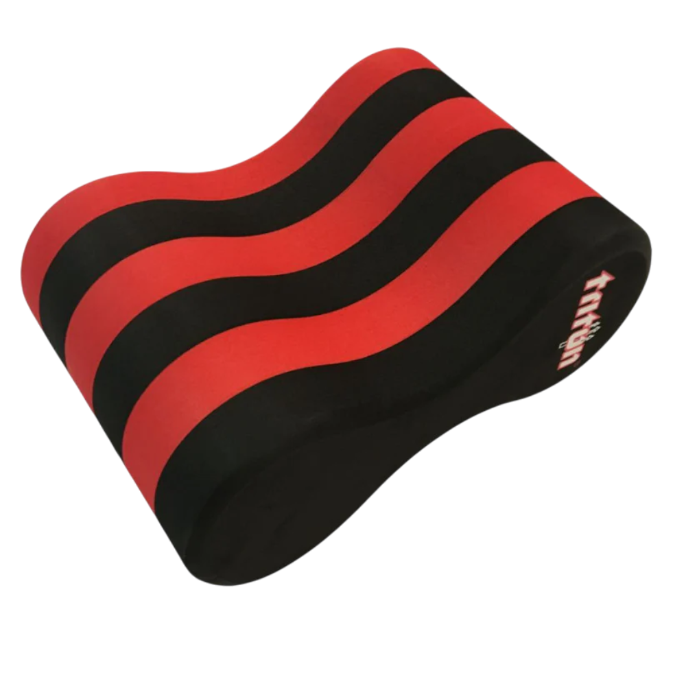 Pull Buoy Bicolor Negro/Rojo Triton