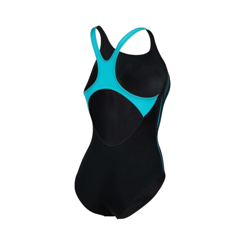 Traje De Baño Dama Back Graphic Arena