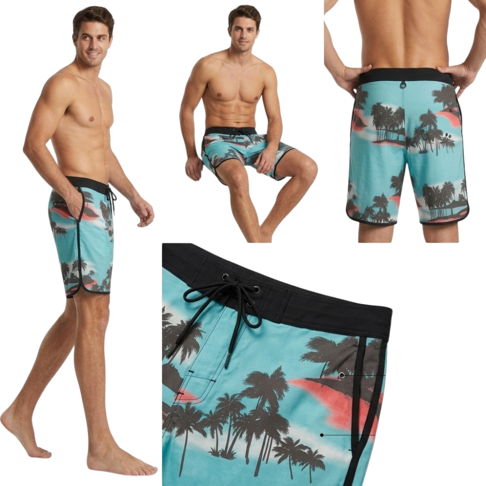 Short De Playa Caballero Marca Movi