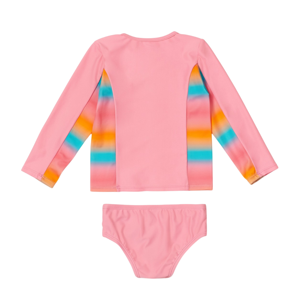 Set de Playera Manga Larga y Bikini Para Niña Speedo