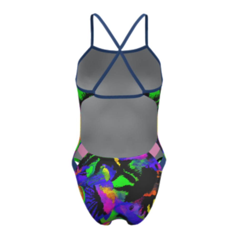 Traje De Baño Dama Print Twist Speedo