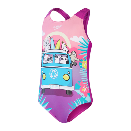 Traje De Baño Niña Print Zoo Speedo