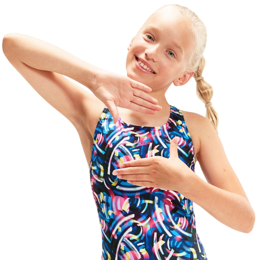 Traje De Baño Niña Digital Allover Speedo