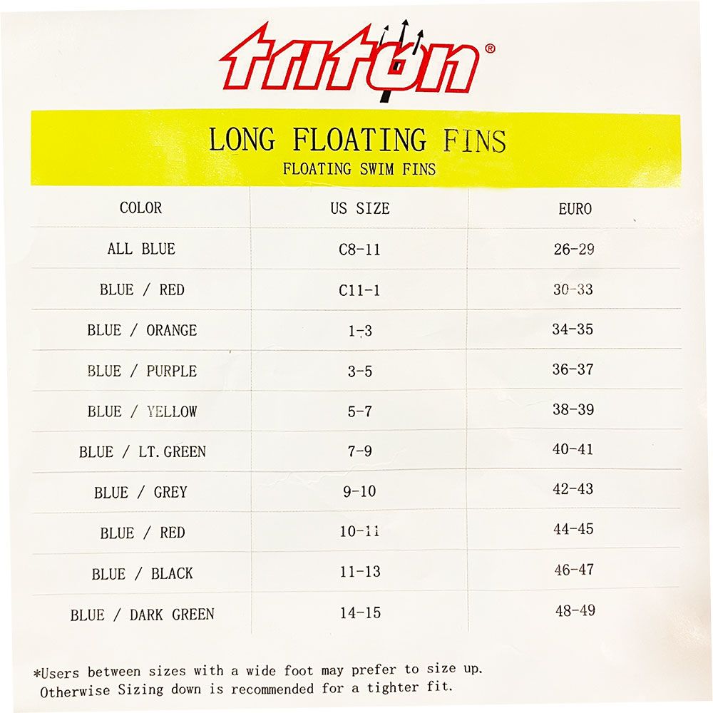 Aleta Larga Floating Triton