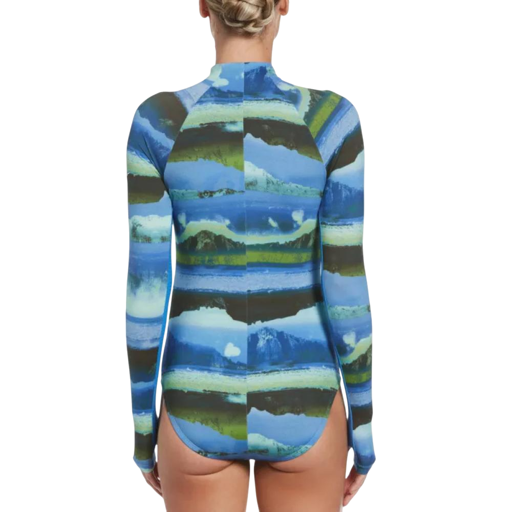 Traje De Baño Dama Lonk Sleve Manga Larga Nike