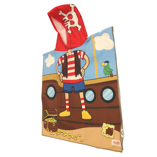 Poncho Personaje Microfibra Niños Triton