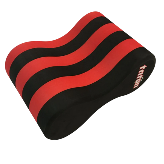 Pull Buoy Bicolor Negro/Rojo Triton